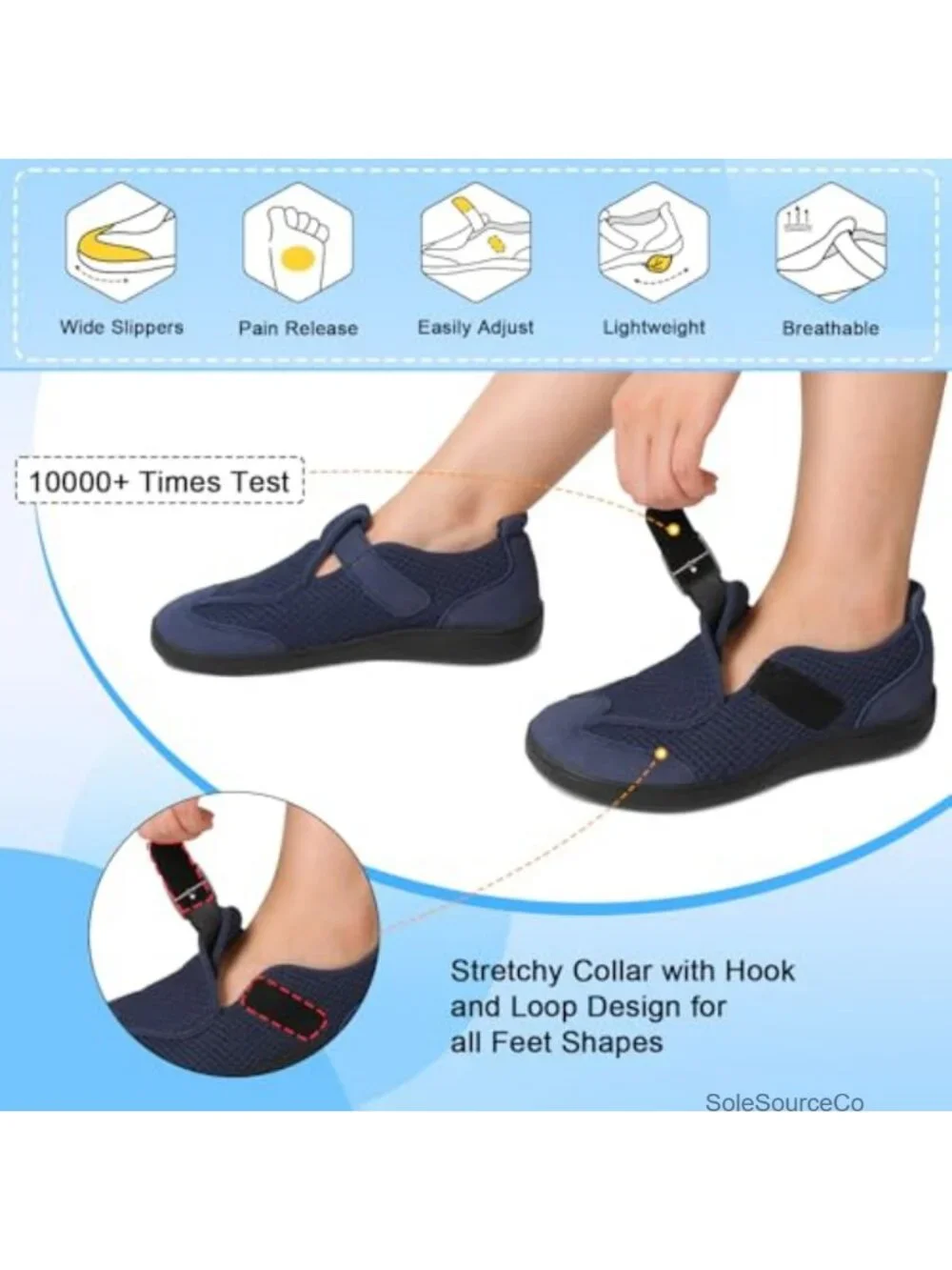 Womens Barefoot Walking Shoes Wide Toe Zero Drop Diabetic Non-Slip